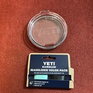 Yeti Magdlider lid magnets (black and sea foam) & lid for 14oz Yeti Rambler mug